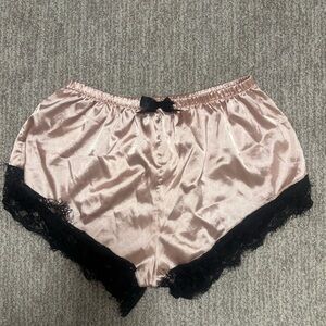 Pink And White Sleep Shorts